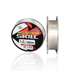 SKILL 후로로카본 쇼크리더 카본목줄 일본산 50M 1.5호 1개 상품 이미지