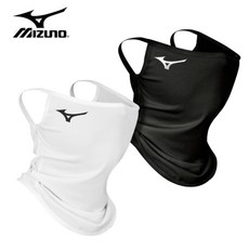 미즈노 정품 UV 웨이브 자외선차단 여성용 쿨링 마스크, 여성 FREE 화이트, 화이트, 1개