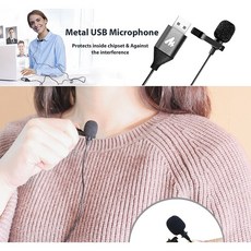 클립형 소형마이크 USB 핀마이크 NETmate 방송용 1인방송 개인방송 행사장 강의 기념식 강당 연설 장비 강의 연설 방송 녹음 채팅 인터넷방송