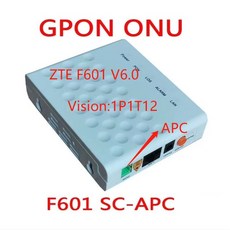 60 GPON 터미널 ONT 광학 1GE 포트 ZTE F601 UPC APC 버전 신제품, 2.F601 APC package