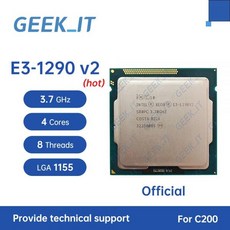 제온 E3-1290v2 SR0PC CPU 프로세서 3.7GHz 4 코어 8 스레드 8MB 87W LGA1155 E3 1290 v2