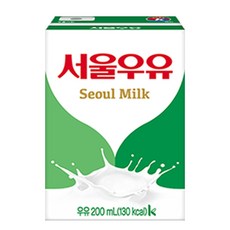 서울우유 멸균 흰우유, 190ml, 24개