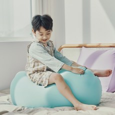 생활특권 유아 소파 에그 빈백 아기 유아용 둥근모양 키즈 주니어 어린이 유치원 어린이집 학교, 네이비