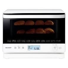 샤프 과열 수증기 오븐 레인지 26L 컨베이션 2단 조리 화이트 RE-SS26B-W