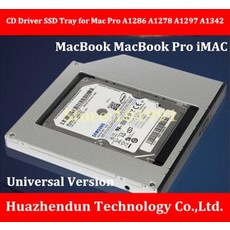 [해외] 신제품 유니버설 에디션 cd 드라이버 ssd 트레이 캐디 a1286 a1278 a1297 a1342 지원 hdd 및 ssd, 상세내용표시, tray