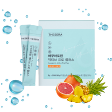아쿠아포린 액티비 프로 플러스 마시는 이너워터 수분충전 자몽맛 브로멜라인, 1박스, 30회분