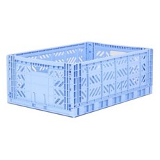 아이카사 폴딩박스 L baby blue_Passive Lock 22cm, 블루, 1개
