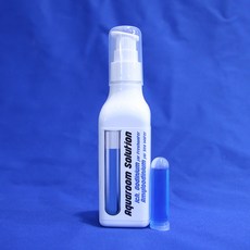 물방솔루션 - 블루 AQUAROOM SOLUTION - BLUE 120ml(오디늄 백점병 해수), 블루(120ml), 1개, 120ml