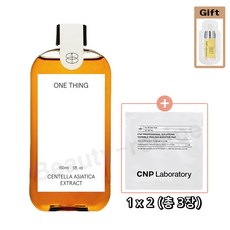 원씽 병풀 추출물 토너 300ml 기획세트+CNP 필링 부스터 젤 30매 또는 듀얼 오일 페이퍼 160매 또는 인비져블 필링 부스터 패드 3장 또는 히알루로닉 세럼 30매 증정, 1개, cnp필링패드 3장 - 원씽병풀