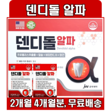 JW중외제약 덴디돌알파, 60정, 2개