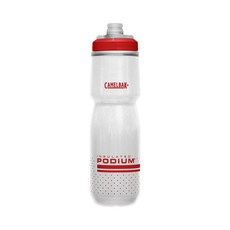 카멜백 뉴 포디엄 칠 Chill 보냉 스포츠 자전거 물통 710ml, 파이어리 레드 화이트