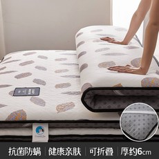 킹패드 진드기방지 항균 침대매트 쿠션 가정용매트 요이불 학생기숙사 싱글 전세 전용 바닥, C02-90*200cm(항균 진드기방지 고밀도 함몰하지않음)