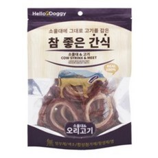 참좋은간식 소울대 강아지 간식 80g, 오리고기맛, 6개 - 오리울대