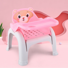 아기식탁의자 어린이 밥상의자 아기식탁의자 유아 아동 하이체어 이유식 밥상 후 휴대용 부스터 아기식탁의자 어린이 샴프 의자 3종기능 어린이 테이블 의자, 어린이 의자 핑크