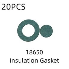 20 개 18650 21700 리튬 이온 전지 절연 패드 팩 보리 접착제 전극 도구, 02 20PCS 21700 Gasket