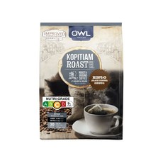 Owl 부엉이 커피 코피티암 코피 오 - Kopitiam Roast & Ground Kopi O (17g X 30개입), 17g, 1개, 30개입