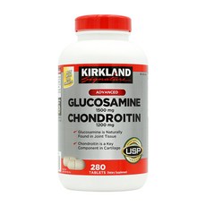 커클랜드 클리니컬 스트랭스 글루코사민 콘드로이틴 280정 Kirkland Clinical Strength Glucosamine Chondroitin 280tabs, 1개