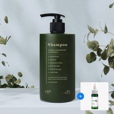 JHP 녹초엽 두피 스케일링 비듬 쿨 샴푸 500ml, 1개, 0.5l