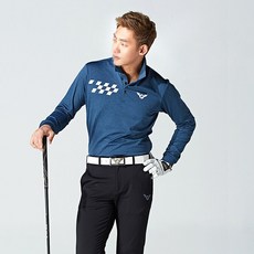 남성 기능성 긴팔 골프티셔츠 골프상의