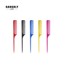강블리라이프 블링 꼬리빗 5 SET [레드+블랙+블루+옐로우+핑크] 머리빗, 1개, 레드+블랙+블루+옐로우+핑크
