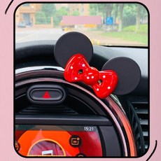아미컴퍼니 minicooper 자동차 키홀더 케이스 미키 미니 미니언즈 가오나시, 미니장식