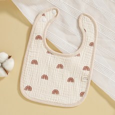6층 전면 거즈 아기 침수건 아기 U형 증가 부드러운 흡수 어린이 턱받이