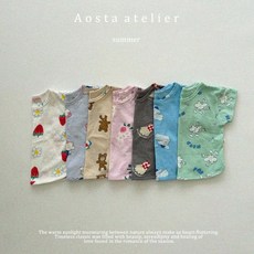 아오스타KC 쿨썸머티 S(0Y-1Y)-XXL(4Y-5Y) 24여름 아동복