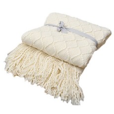 노르딕 아크릴 니트 소파 던셀과 함께 담요를 던지는 담요 텍스처 숄 따뜻한 아늑한 가벼운 푹신한 짠 짠 장식 커버 소파 침대