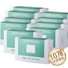 더페이스샵 fmgt 데일리 마일드 100% 코튼 화장솜 80매10개, 1개