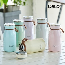 오슬로 밀크 텀블러, 아이보리, 350ml, 1개