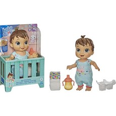 Baby Alive Gotta 바운스 인형 토끼 의상 25개 이상의 SFX 및 웃음 소리 음료 습윤이 있는 바운스 만 3세 이상 아동용 갈색 머리 장난감 169209, Baby Alive Gotta 바운스 인형, 토끼 의상