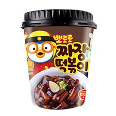 그루나무 뽀로로떡볶이 짜장맛, 110g, 16개
