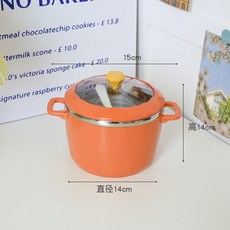 비비드 반상기 세트 * 버섯 정원 귀여운 꽃 국수 그릇 304 스테인레스 스틸 밥 뚜껑 포함 홈 장식 단색 식기, 9.I, 9.I, 1개