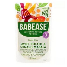 Babease 바베베이스 고구마 시금치 마살라 3단계 이유식 190g 4팩, 4개