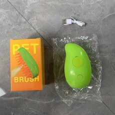 스팀 브러시 고양이 빗 물 전기 스프레이 헤어 마사지 그루밍 제, 1개, C.2PCS