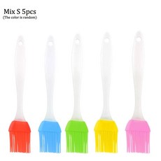 실리콘 그릴 브러시 빵 요리사 패스트리 오일 요리 얼룩 바베큐, 1개, 11.Mix 165x30mm