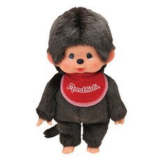 몬치치 프리미엄 스탠다드 봉제인형 M 브라운 소년 monchhichi 226344, 1cm