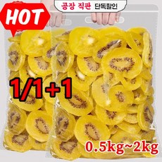 1/1+1 [천연 유기농 비타민c] 오가닉 골드 말린 키위 건과일 말린 과일 간식 500g