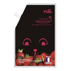 고양이 화장실 데오드란트 딸기향 300g 2개 애완용 고급 자묘용 애묘