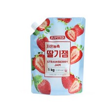 쥬피터 저온농축 딸기잼 1kg strawberry jam, 쥬피터_저온농축 딸기잼(1kg)x10ea (1BOX)