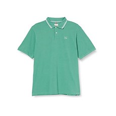 HKT by Hackett London Hkt 3 Pique Pl Polo Verde (Fern 634) XX-Large para Hombre, 단일옵션