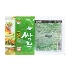 [푸른들마켓][일가집] 쌈무(와사비) 1kg, 1개