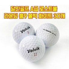 달인골프 로스트볼 볼빅 화이트 흰볼 A-급 30개