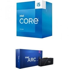 인텔 Core i513500 데스크톱 프로세서 + 아크 A750 그래픽 카드 - 인텔i513500