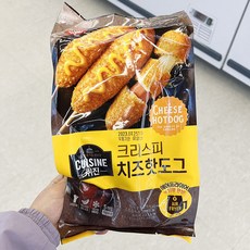 동원 퀴진 크리스피 치즈핫도그 400g x 1개, 종이박스포장