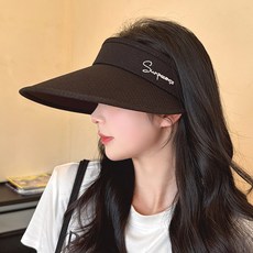 오루아 UV 자외선 차단 햇빛가리개 골프 여성 썬캡 모자