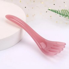 다섯 발톱 머리 마사지 두피 구아 샤 바디 목 다리 마사지 근육 칼라 뷰티 스크래핑 도구 1PC, [03] Pink Brown, 1개