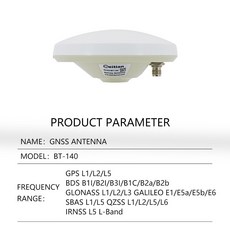Beitian 지지대 GPS G SS 갈릴레오 BeiDou 고정밀 CORS RTK ZEDF9P 측량 GNSS 안테나 BT 160 300D 300S 800D 800S 140 208, [14] BT-140 Full-band