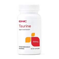 GNC 타우린 500mg 50 베지캐플릿, 50정, 1개
