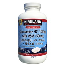커클랜드 커클랜드시그니춰 글루코사민HCI + 엠에스엠, 1792MG X 375정, 1개
